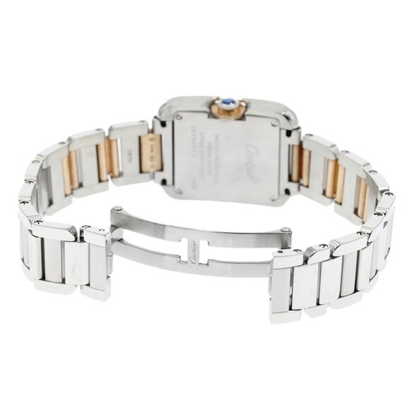 CARTIER Tank Anglaze SM WT100024 PG2 tone 11P diamond Quartz Ladies_845654 - Picture 3 of 6